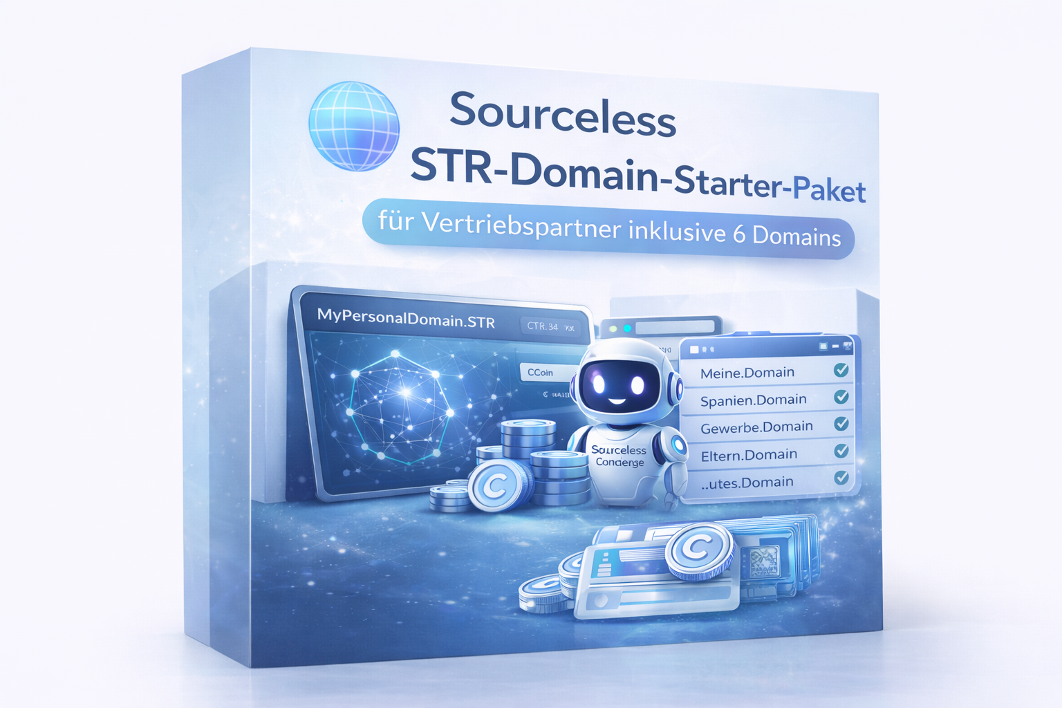 STR.Domain Paket für Vertriebspartner - Starterpaket