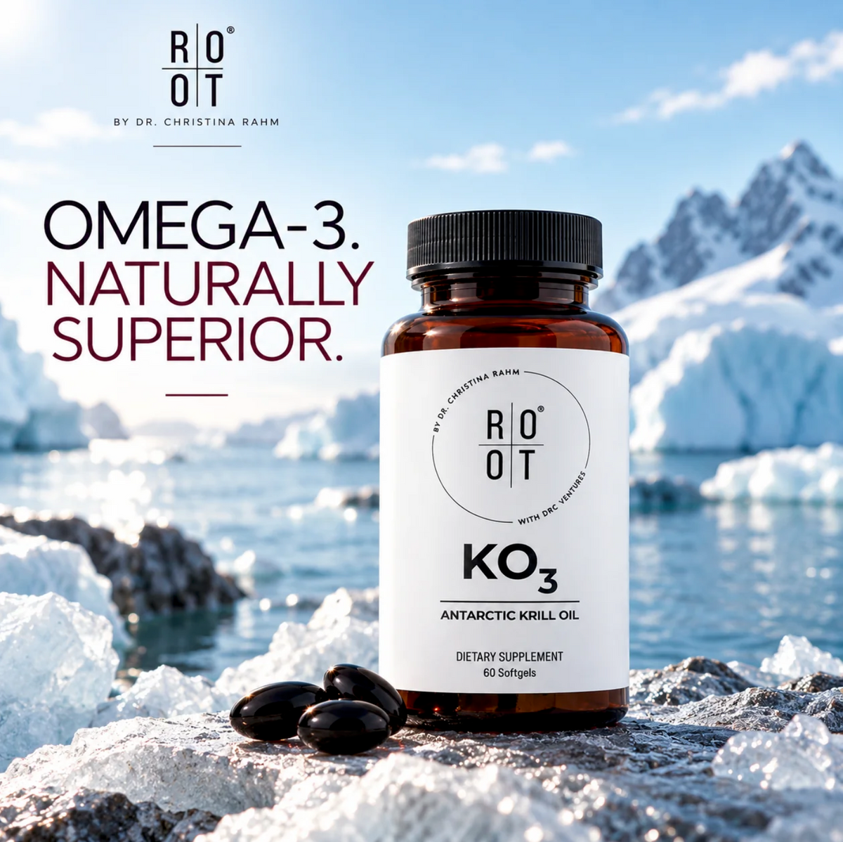 Root Antartic Krill Oil