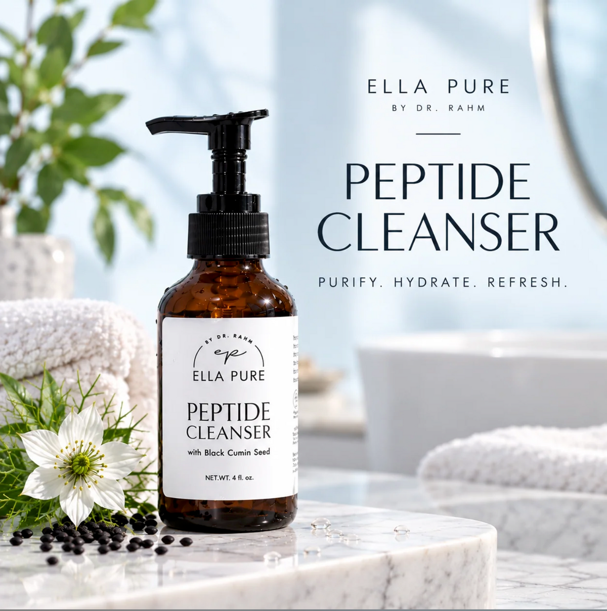 Ella Pure Peptide Cleanser by Dr. Rahm