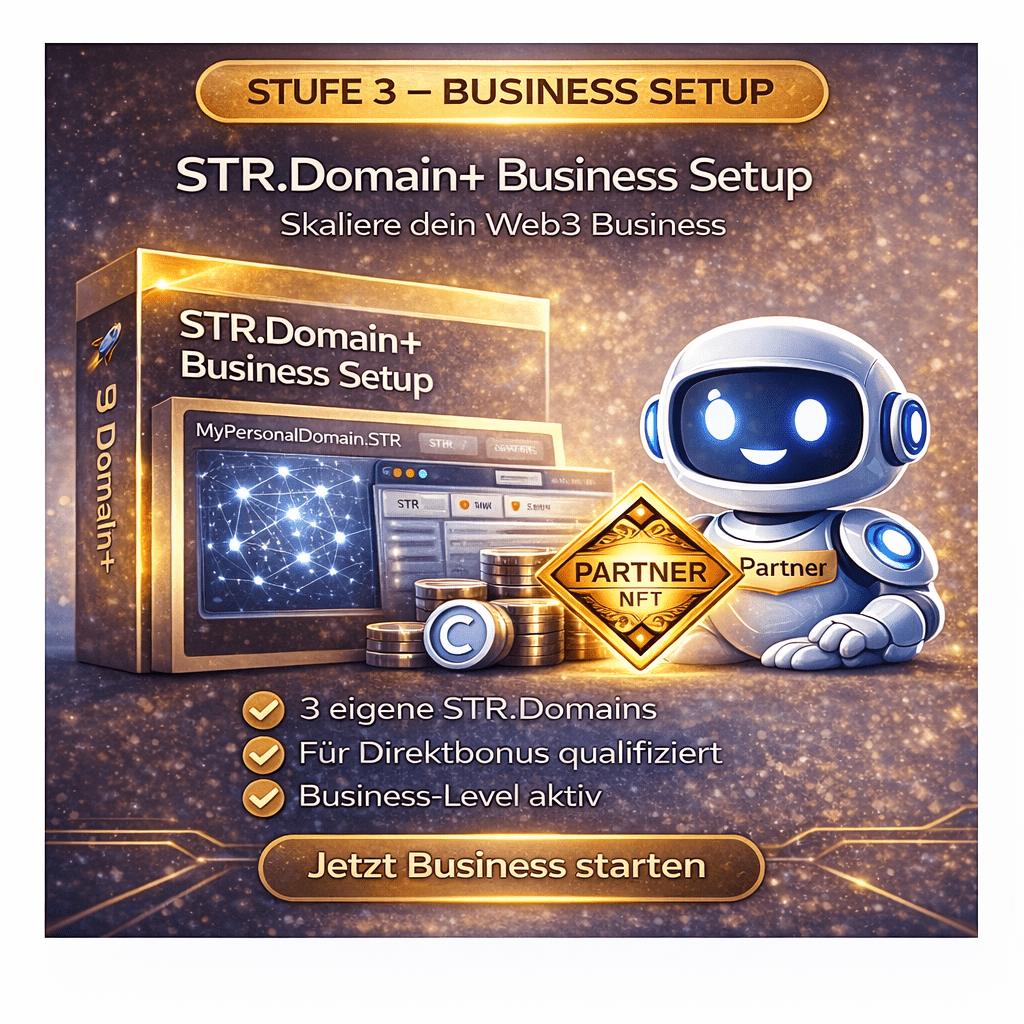 STR.Domain mit Business Setup