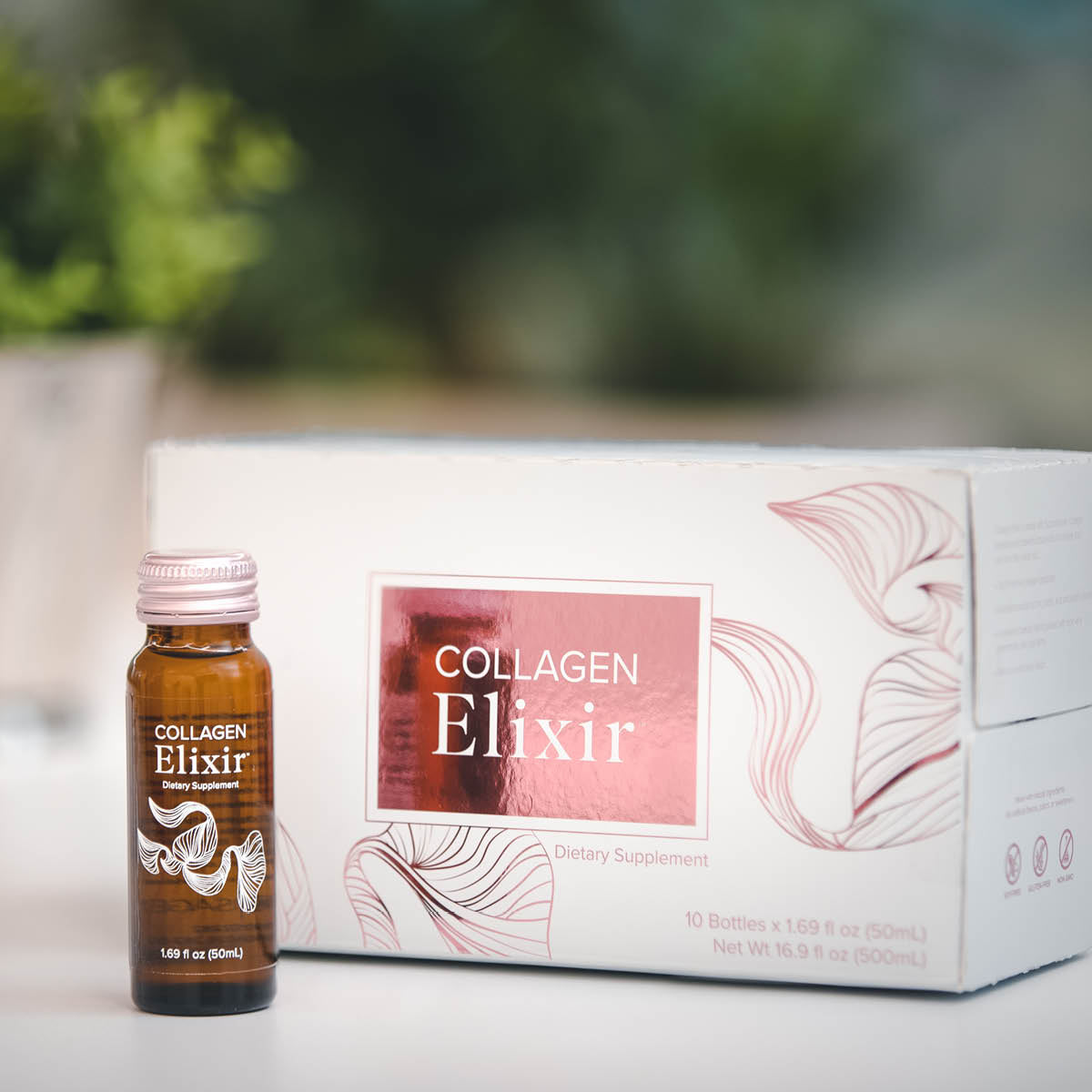 Collagen Elixir - 10 packs with 100 bottles of 50ml each for 3 months++
